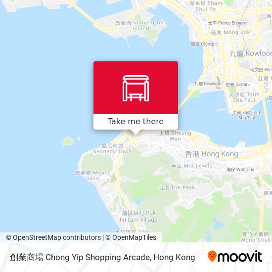 創業商場 Chong Yip Shopping Arcade map