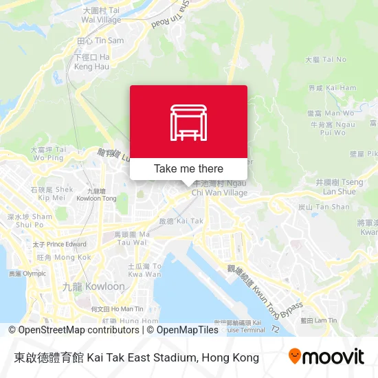 東啟德體育館 Kai Tak East Stadium地圖