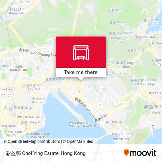 彩盈邨 Choi Ying Estate map