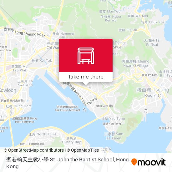 聖若翰天主教小學 St. John the Baptist School map