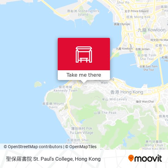 聖保羅書院 St. Paul's College map