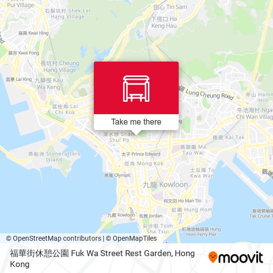 福華街休憩公園 Fuk Wa Street Rest Garden map