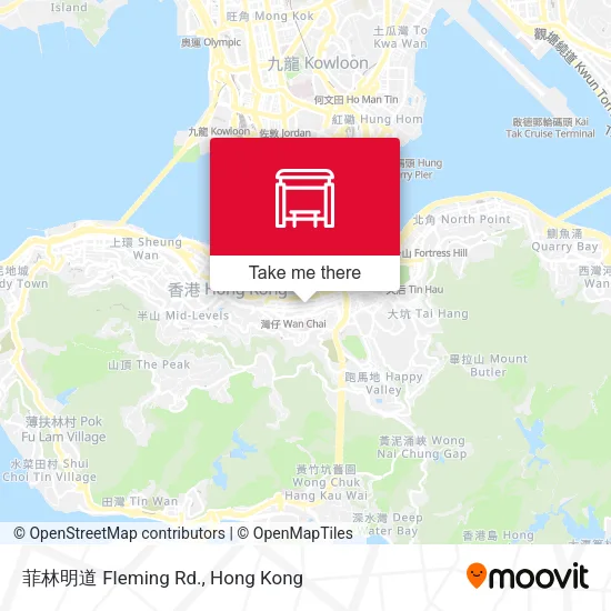 菲林明道 Fleming Rd. map