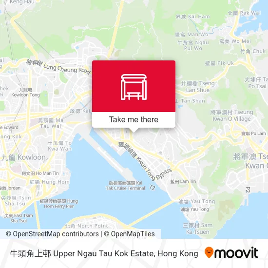 牛頭角上邨 Upper Ngau Tau Kok Estate map
