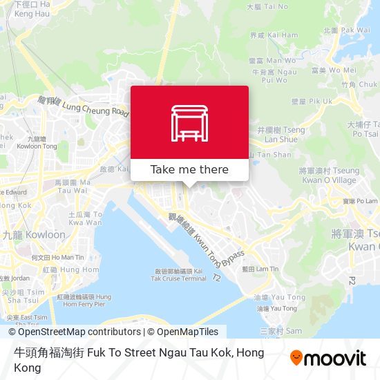 牛頭角福淘街 Fuk To Street Ngau Tau Kok map