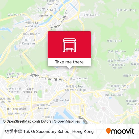 德愛中學 Tak Oi Secondary School地圖