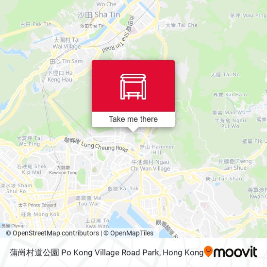 蒲崗村道公園 Po Kong Village Road Park map