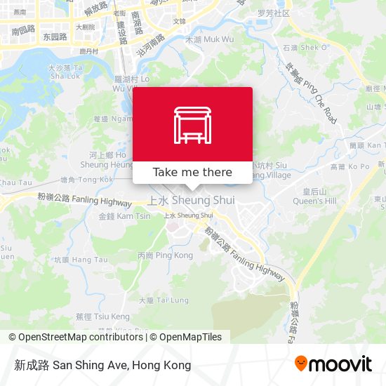 新成路 San Shing Ave map
