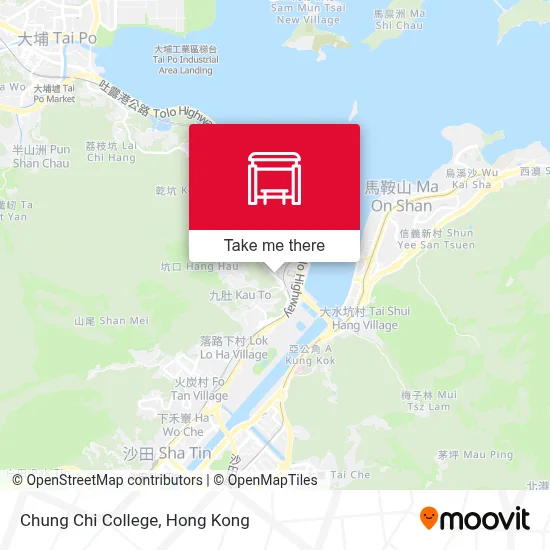 Chung Chi College map