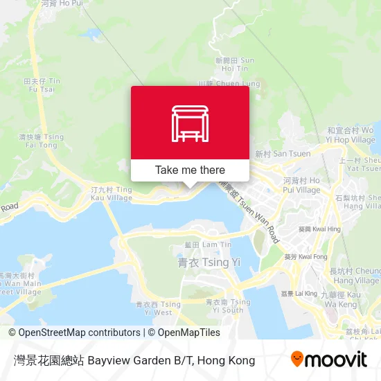 灣景花園總站 Bayview Garden B/T map