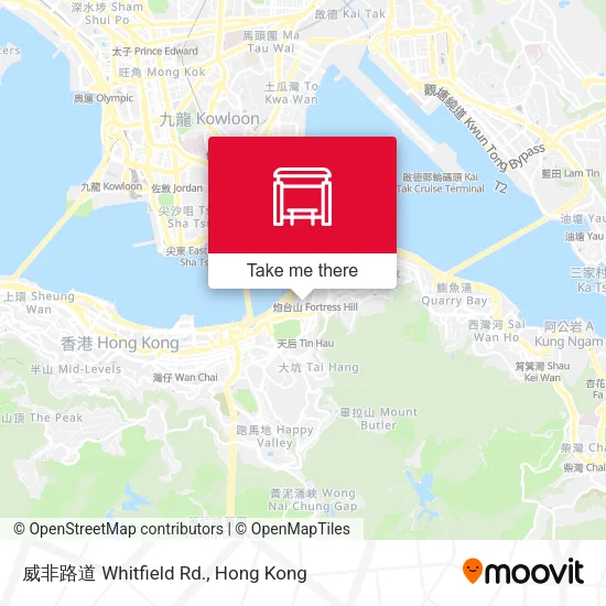 威非路道 Whitfield Rd. map