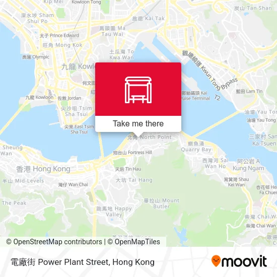 電廠街 Power Plant Street地圖