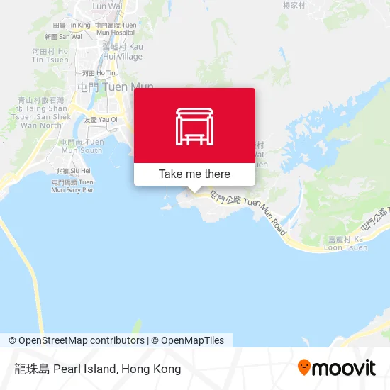 龍珠島 Pearl Island map