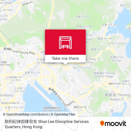 順利紀律部隊宿舍 Shun Lee Discipline Services Quarters map