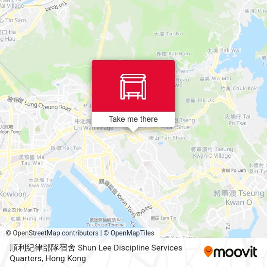 順利紀律部隊宿舍 Shun Lee Discipline Services Quarters地圖