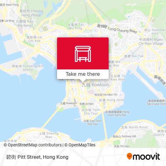 碧街 Pitt Street map