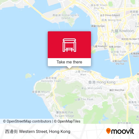 西邊街 Western Street地圖