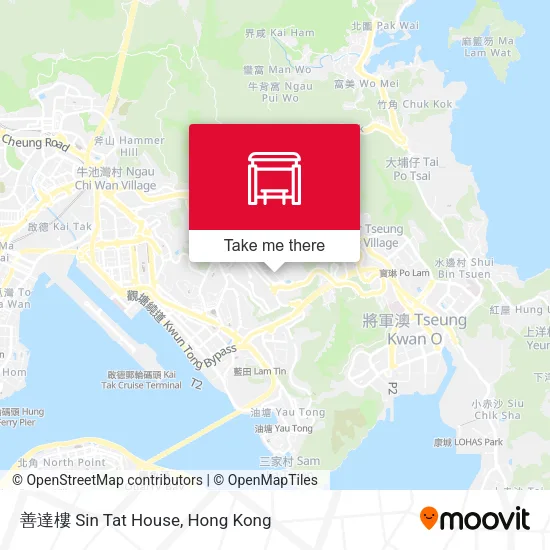 善達樓 Sin Tat House map