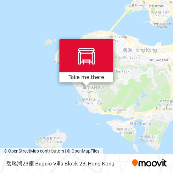 碧瑤灣23座 Baguio Villa Block 23地圖