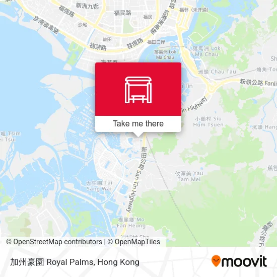 加州豪園 Royal Palms map