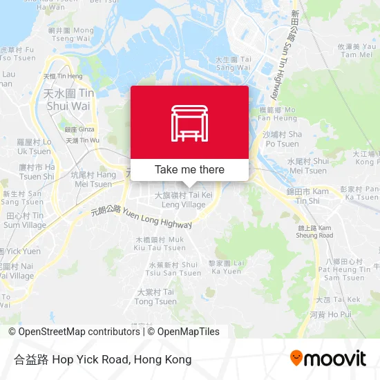 合益路 Hop Yick Road map