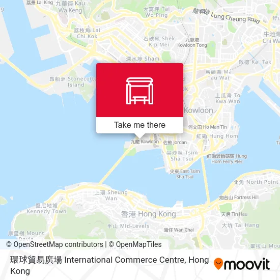 環球貿易廣場 International Commerce Centre map
