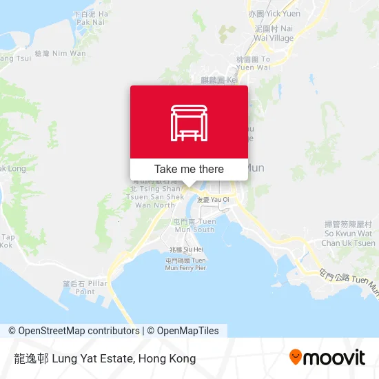 龍逸邨 Lung Yat Estate map