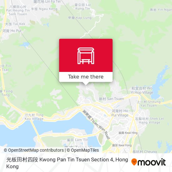 光板田村四段 Kwong Pan Tin Tsuen Section 4 map