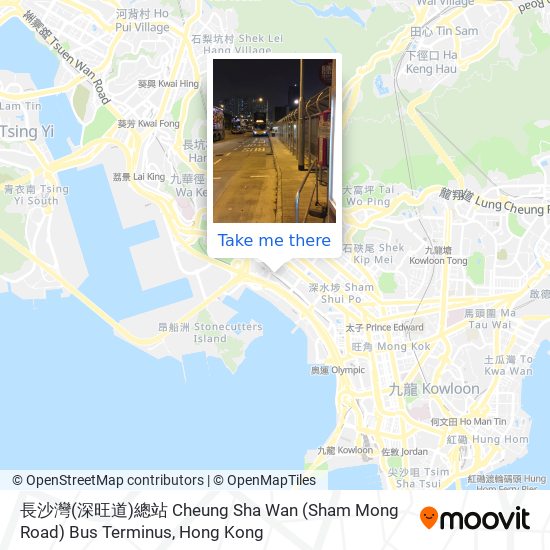 長沙灣(深旺道)總站 Cheung Sha Wan (Sham Mong Road) Bus Terminus map