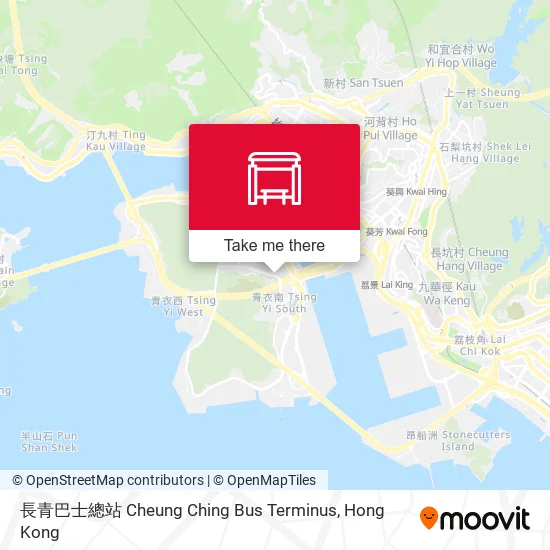 長青巴士總站 Cheung Ching Bus Terminus map