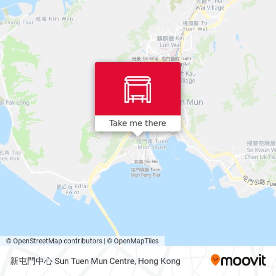 新屯門中心 Sun Tuen Mun Centre map