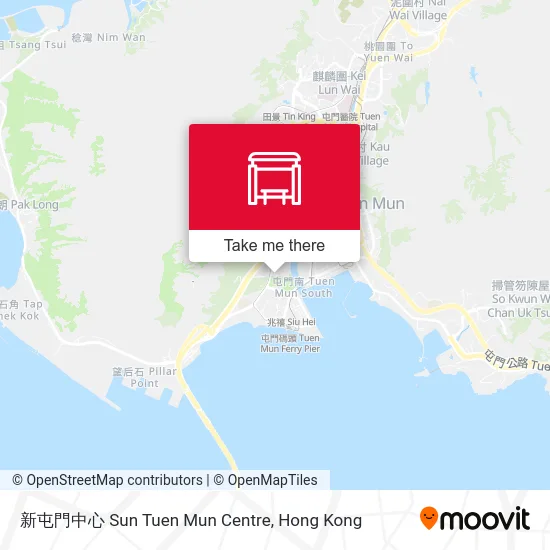 新屯門中心 Sun Tuen Mun Centre地圖