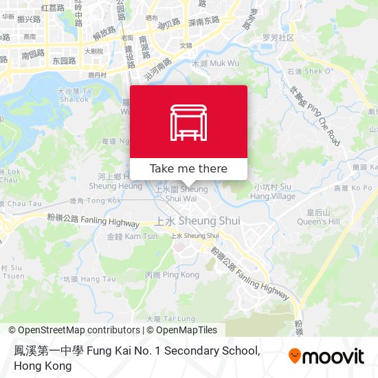 鳳溪第一中學 Fung Kai No. 1 Secondary School map