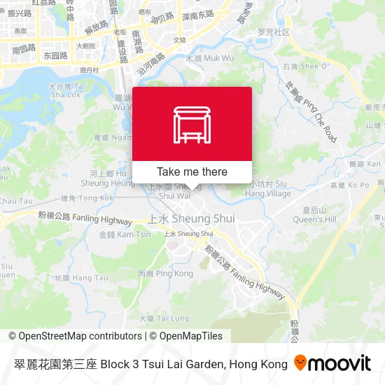 翠麗花園第三座 Block 3 Tsui Lai Garden地圖