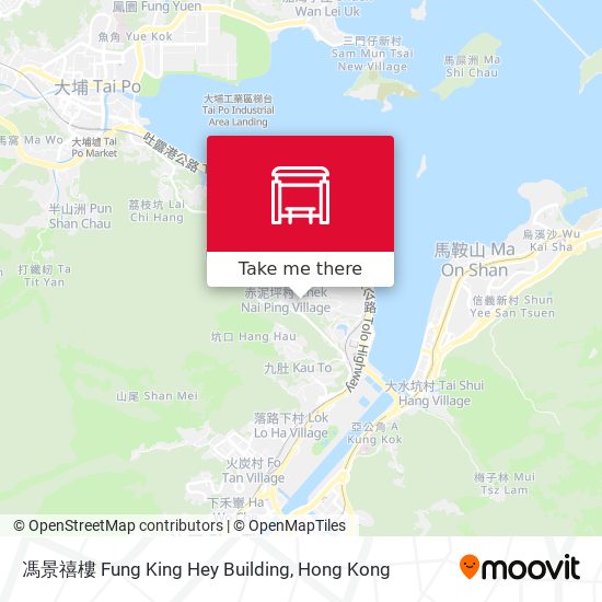 馮景禧樓 Fung King Hey Building map
