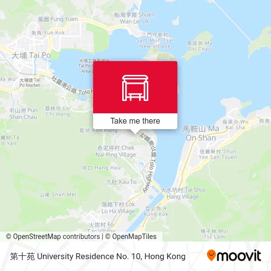 第十苑  University Residence No. 10 map