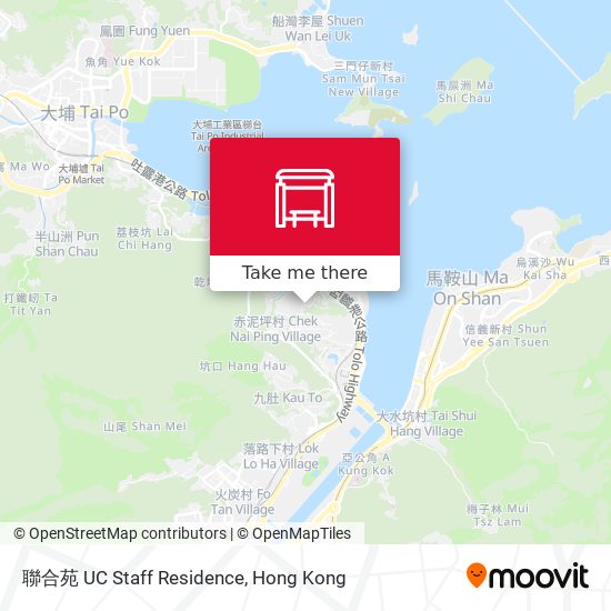 聯合苑 UC Staff Residence map