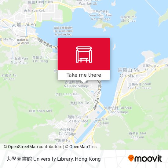 大學圖書館 University Library map