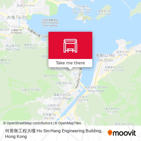 何善衡工程大樓 Ho Sin-Hang Engineering Building map
