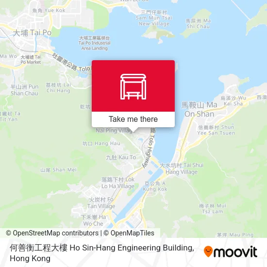 何善衡工程大樓 Ho Sin-Hang Engineering Building地圖