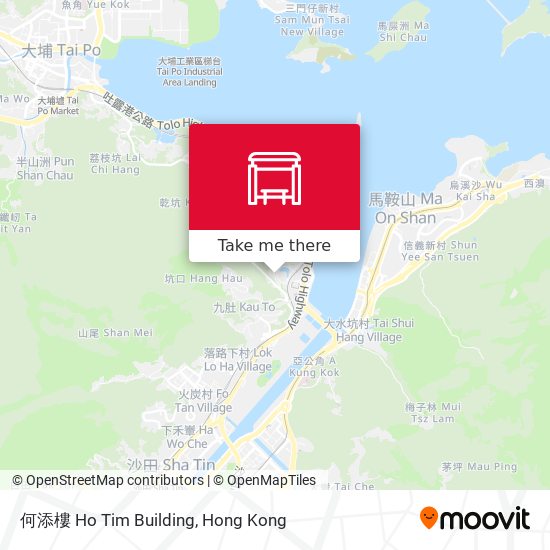 何添樓 Ho Tim Building map