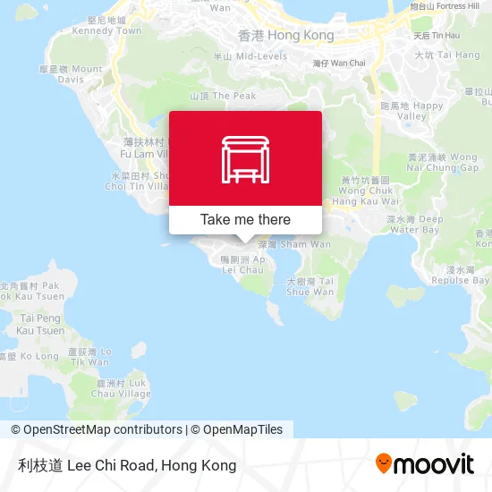 利枝道 Lee Chi Road map