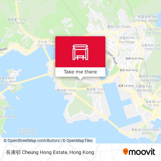 長康邨 Cheung Hong Estate地圖
