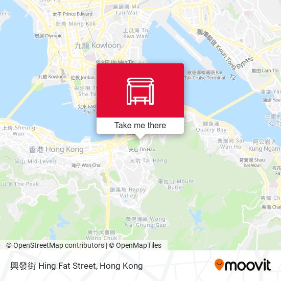 興發街 Hing Fat Street map