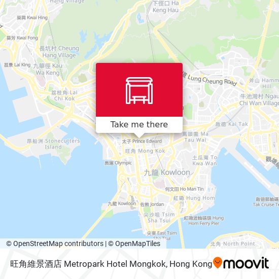旺角維景酒店 Metropark Hotel Mongkok map