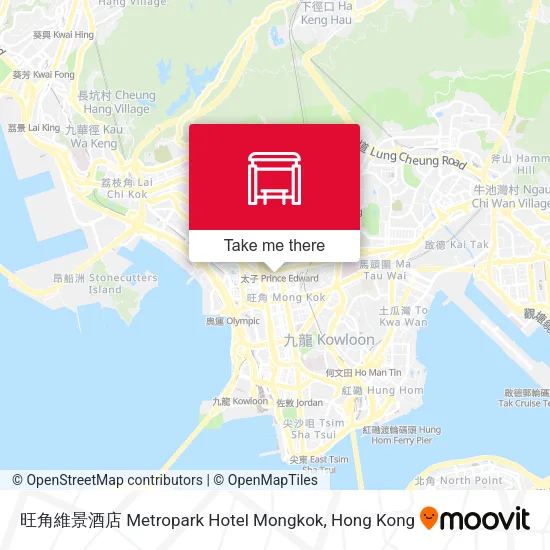 旺角維景酒店 Metropark Hotel Mongkok地圖
