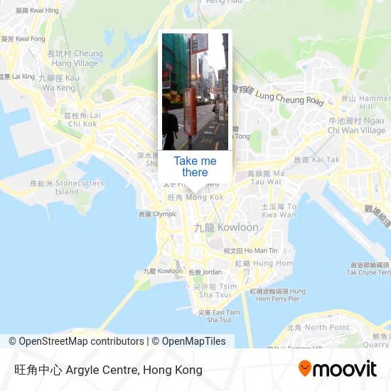 旺角中心 Argyle Centre map