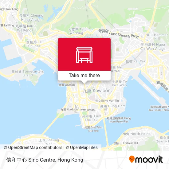 信和中心 Sino Centre map