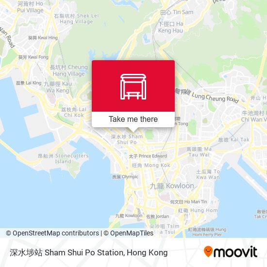 深水埗站 Sham Shui Po Station map