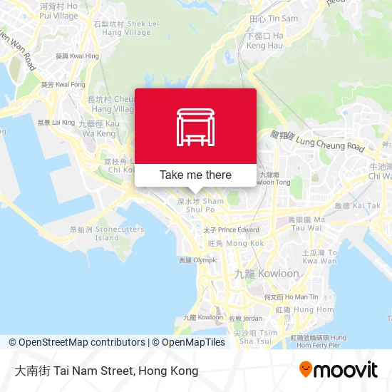 大南街 Tai Nam Street地圖